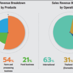 Sales Revenue Breakdown Chareon Pokphand Foods
