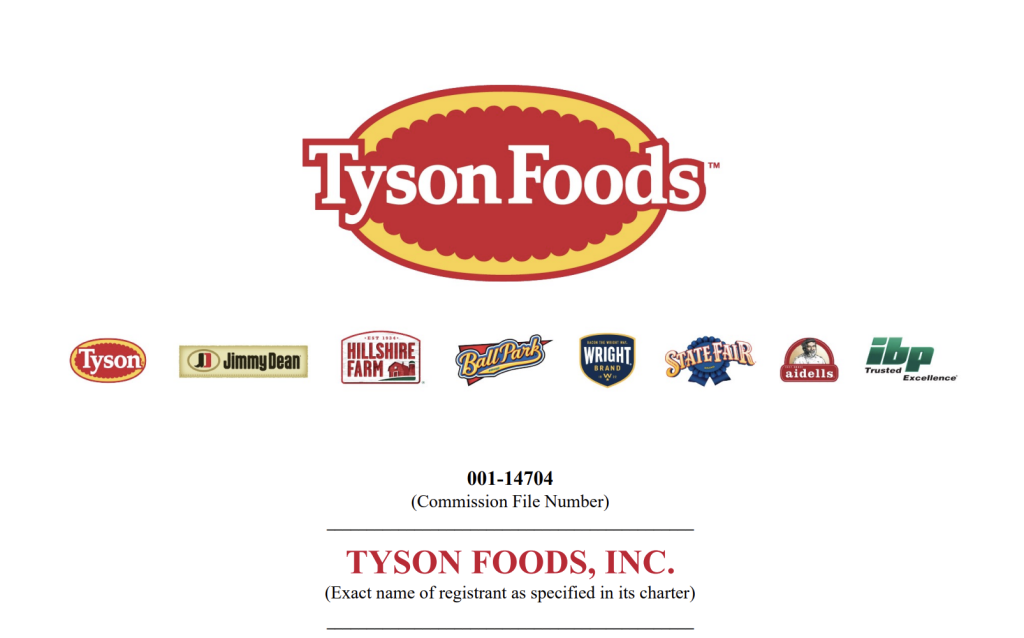 Tyson Foods Inc logo Comprehensive Corporate Profile